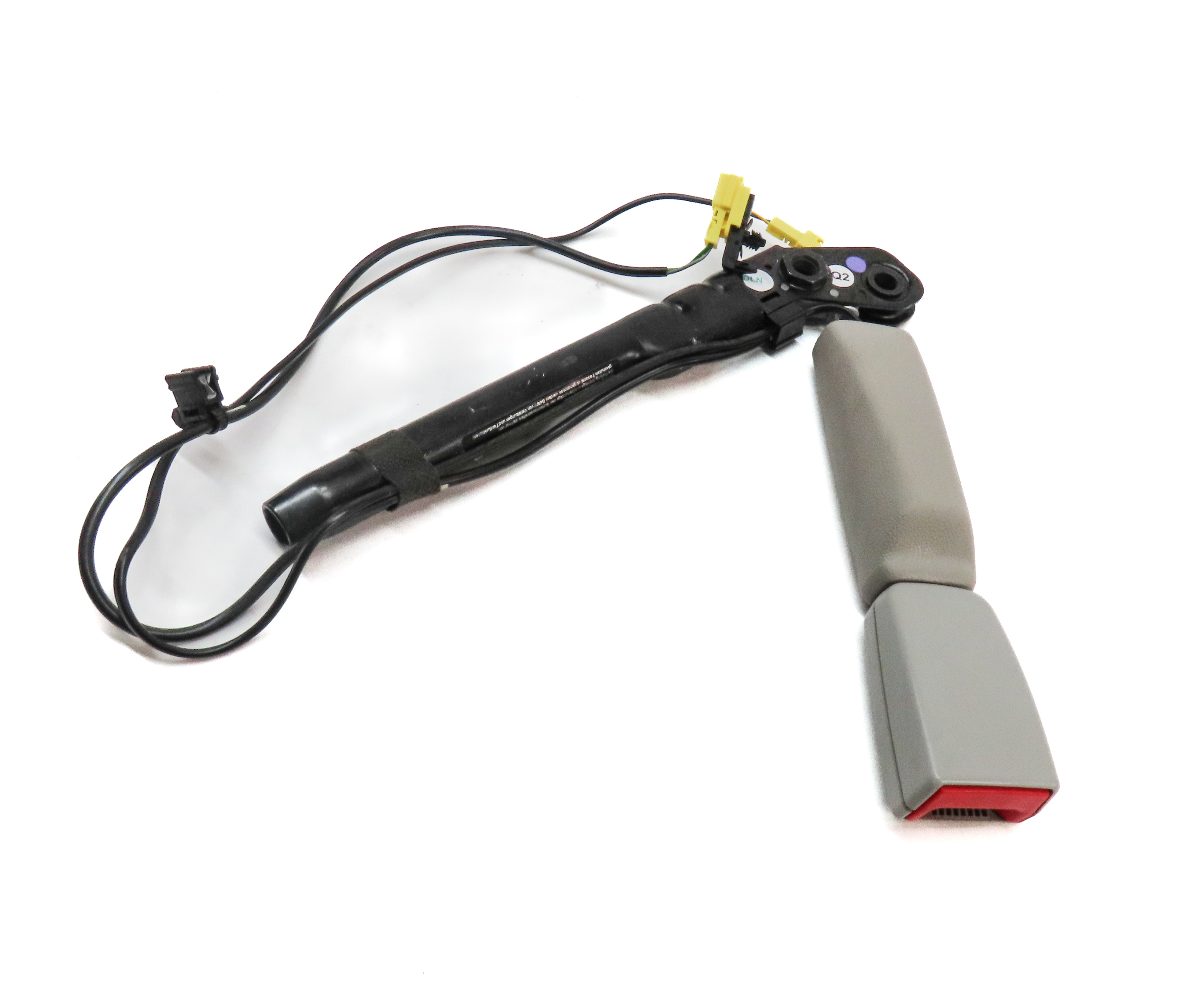 08-14 MERCEDES S CL CLASS W221 C216 LEFT FRONT DRIVER SEATBELT RECEIVER (Gray) — exact item pictured